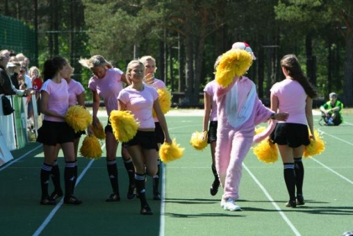 Vabal ajal proovis roosa panter ka tantsut&uuml;druku ametit. Foto: Catherine K&otilde;rtsmik