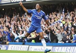 Didier Drogba sai enda nimele &uuml;he v&auml;rava. Foto: Internet