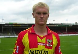 Sander Post oma eelmises välisklubis Go Ahead Eagles.