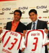 Kahest Stuttgarti mehhiklasest on n&uuml;&uuml;d alles vaid Ricardo Osorio (paremal). Foto: Internet
