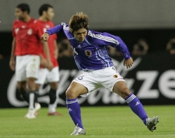 Okubo olulisemad koondisem&auml;nud j&auml;&auml;vad 2003. ja 2004. aastasse, mil ta osales Konf&ouml;deratsioonide karikaturniiril ja Ateena ol&uuml;mpial. Foto: Internet