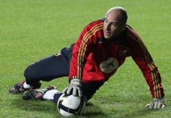 Pepe Reina ei suutnud Liverpooli poolfinaali aidata. Foto: Siim Semiskar/ERR Sport