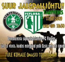 Flora külastab homme FC Tabiveret