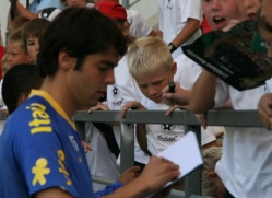 Endiselt on koosseisus Real Madridi staar Kaka. Foto: Timo Kikas