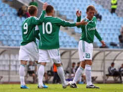 Tallinna Levadia kolm olulist täiendust: Vitali Gussev, Vladislav Ivanov ja Tarmo Neemelo. Foto: Catherine Kõrtsmik