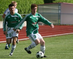 Levadia II (rohelises) lõi Vaprust viimastel minutitel. Foto: Mihkel Martinson (arhiiv)