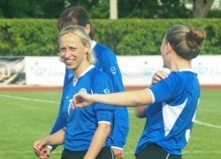 Anastassia Morkovkina (vasakul) saatis pealinlaste võrku koguni viis palli. Foto: Miko Pupart (arhiiv)