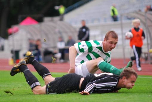 Levadia vs Flora - sama vihane kui alati. Foto: Märt Vassiljev