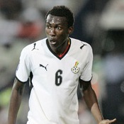 Raio Piiroja klubikaaslane Fredrikstadist Dominic Adiyiah on MMi seni suurim väravakütt 8 tabamusega. Foto: africanfootball.mtnfootball.com