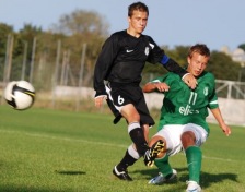 Warrior lükkas liigakaaslase auti. Foto: Märt Vassiljev (arhiiv)