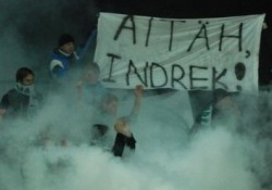 Zelinski jääb Levadia fännide südamesse. Foto: Märt Vassiljev