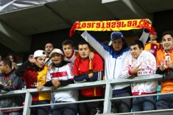 Galatasaray fännid Tallinnas. Foto: Catherine Kõrtsmik