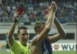 Indrek Zelinski pärast 2:1 võiduväravat. Foto: Soccernet.ee (arhiiv)