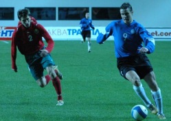 Andres Oper 2006. aastal Valgevene vastu. Foto: arhiiv