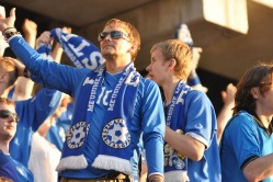 Kõik staadionile omasid toetama! Foto: Märt Vassiljev