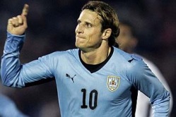 Vaatamata kaotusele oli Forlan pronksimängus suurepärane. Foto: noticiassudafrica2010.com