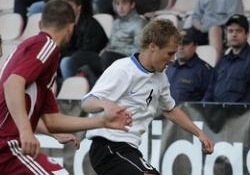 Kohtumise parimaks mängijaks valiti Sander Puri. Foto: Siim Semiskar/ERR Sport (arhiiv)