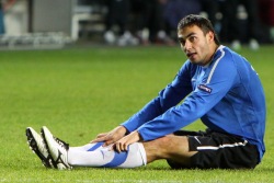 Sloveenias üksi ründes mänginud Sergei Zenjov saab endale ilmselt homseks kaaslase.Foto: Catherine Kõrtsmik