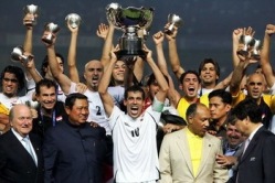 Tiitlikaitsja Iraak suutis edasipääsu kindlustada alles viimases voorus. Foto: somsoccer.com