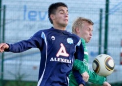 Nikita Koljajev vahetas talvel Sillamäe särgi Levadia oma vastu. Foto: Märt Vassiljev