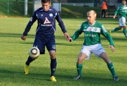 Taijo Teniste saatis Sillamäe võrku kaks palli ja andis ka väravasöödu. Foto: Märt Vassiljev (arhiiv)