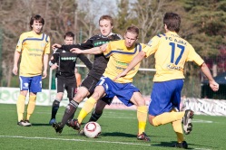 Eino Puri oli Ajaxi vastu üks Kalju aktiivsemaid mehi. Foto: Hendrik Osula (arhiiv)