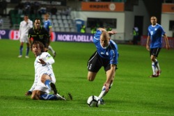 Ragnar Klavan saab täna kõvasti Andrea Pirloga madistada. Foto: Hendrik Osula