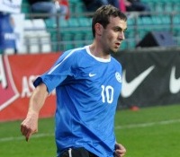 Zenjov võtab koha sisse äärel, nagu ka Baskimaa vastu. Foto: Märt Vassiljev