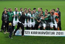 Flora alustab karikakaitsmist Jalgpallihaigla vastu. Foto: Märt Vassiljev (arhiiv)