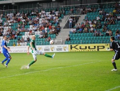 Uus Sander Post? Andre Geir Herrem lõi sellest olukorrast värava. Foto: Gertrud Alatare