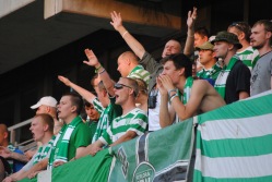 Flora fännid Wisla vastu. Foto: Gertrud Alatare