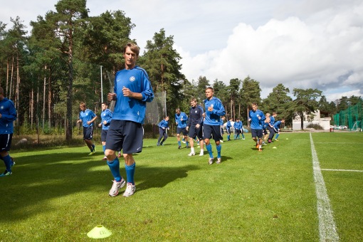 Galerii: Eesti koondise trenn Männikul