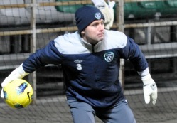 Shay Given on valmis väravat kaitsma. Foto: Märt Vassiljev