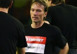 Parim väravakütt oli Martin Reim. Foto: Hendrik Osula (arhiiv)