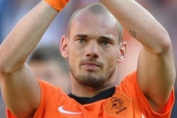 Wesley Sneijder on ohtliku jalaga. Foto: transferplay.com