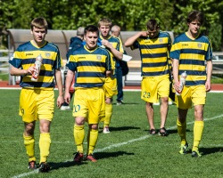 FC Kuressaare vaevleb kriisis. Foto: Edgar Kriisk