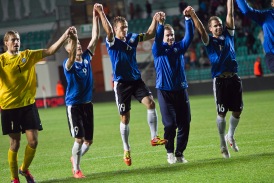 Meeleolukas võit Poola üle jäi aasta tipphetkeks. Foto: Hanna Odras