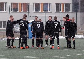 Pärnu Linnameeskond möödunud hooajal Tartus. Foto: Rein Murakas