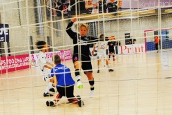 Mängud peetakse suures futsali saalis, kus tribüünid mahutavad ligi 300 pealtvaatajat. Foto: Gertrud Alatare (jkkalju.ee)