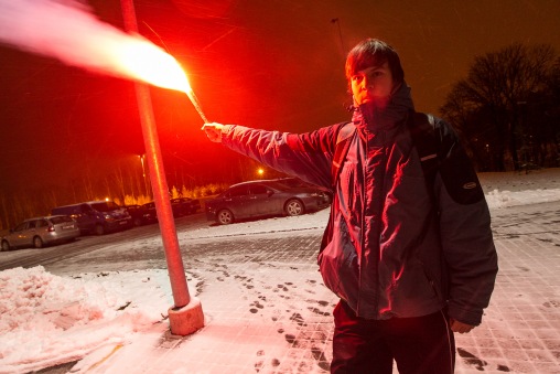 Sellist pilti saime aga vaid loetud sekundite vältel nautida. Foto: Hendrik Osula