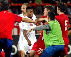 UEFA määras karistused Serbia-Inglise U21 intsidendi osalistele