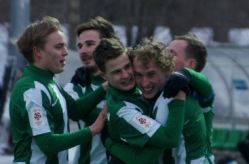 Sünnipäevalaps Rauno Alliku kostitas kalevlasi kahe tabamusega. Foto: Jana Pipar