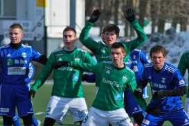Esiliiga algas tasavägiste heitlustega. Tartu SK 10 ja FC Levadia II jäid väravata. Foto: Edgar Kriisk