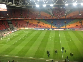 Amsterdam Arena mänguootuses. Foto: Jaanus Nuutre