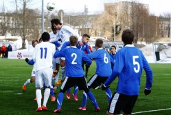 Vana U-17 koondis tänavu kevadel. Foto: Gertrud Alatare