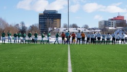 Levadia ja Tallinna Kalevi esimene omavaheline kohtumine lõppes Levadia 1:0 võiduga. Foto: Jana Pipar
