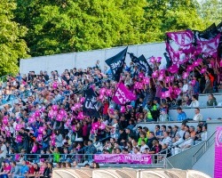 Meistrite liiga mängul HJK-ga valitses Kadrioru staadionil Eesti klubijalgpallis ennenägematu õhkkond. Foto: Gertrud Alatare