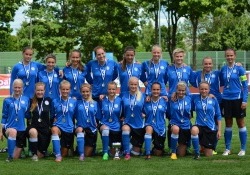 Juuli alguses võitis Eesti tüdrukute U-17 koondis Balti turniiri. Foto: Edgar Kriisk
