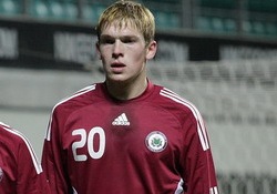 Artjoms Rudnevs tegi oma koondisedebüüdi 2008. aastal Eesti vastu. Foto: Siim Semiskar/ERR Sport