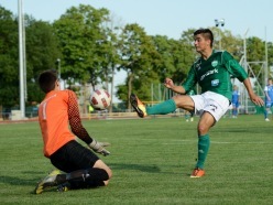 Nikita Koliaev (paremal) aitas omad kahe väravaga väärtusliku võiduni. Foto:Imre Pühvel